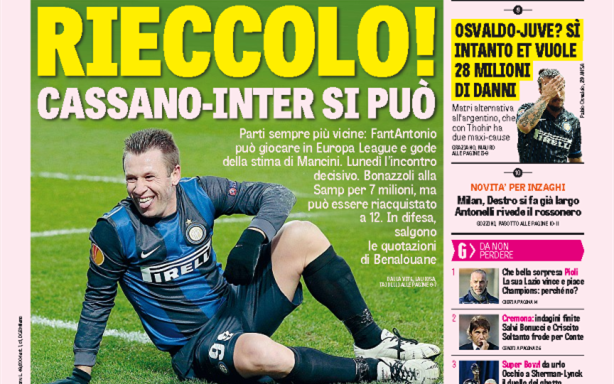 意媒：从明年2月起，博洛尼亚在意甲拿到积分就会买断波贝加（意媒：明年2月起，博洛尼亚在意甲一有积分便触发波贝加买断条款）